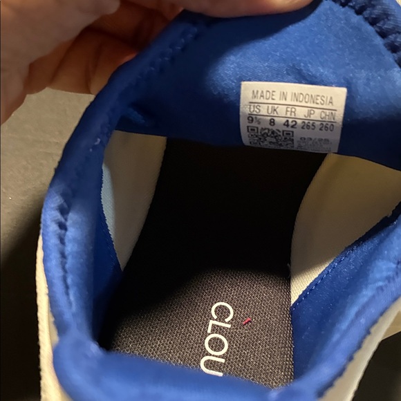 Adidas Cloudfoam Pure SPW Sneakers - White and Blue - Picture 4 of 8